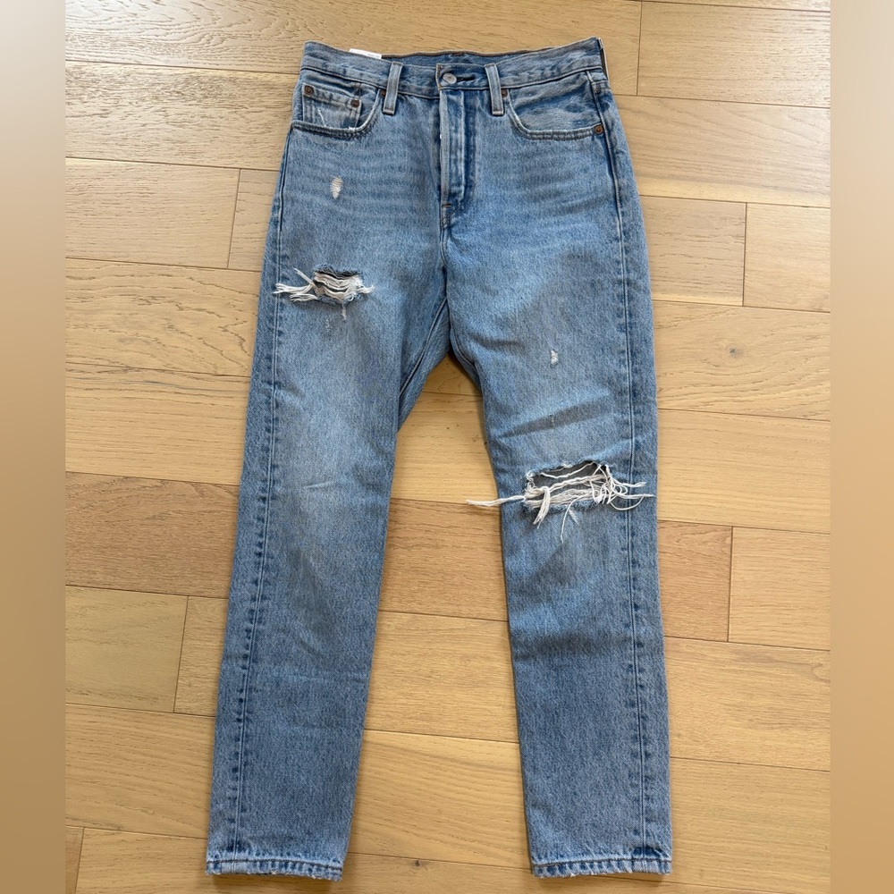 Women’s Levi’s 501 Skinny Distressed Jeans
